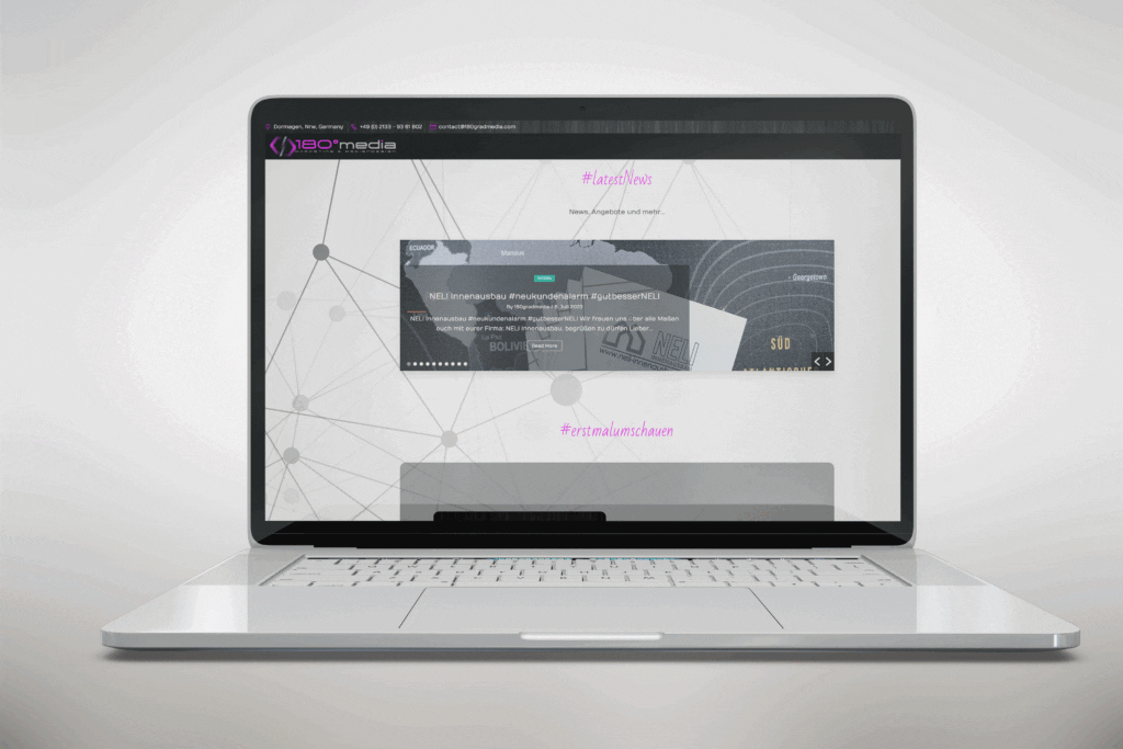 180°media Laptop MockUp ReDesign